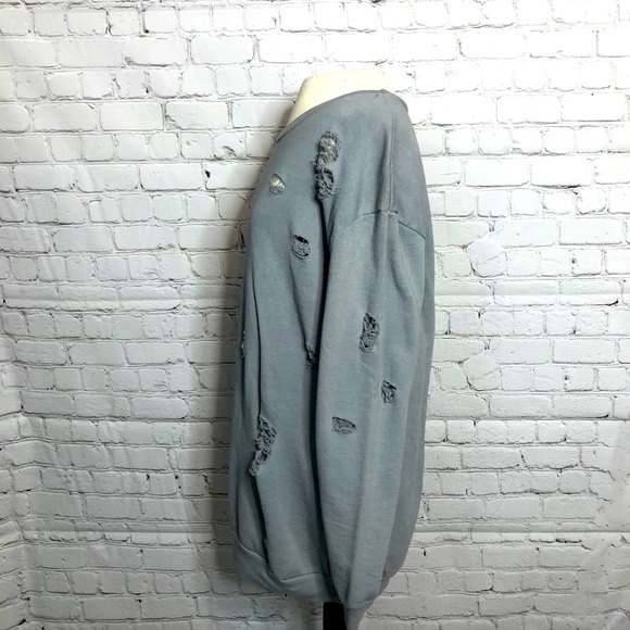 Nasty Gal Naomi distressed sweatshirt - Picture 5 of 7